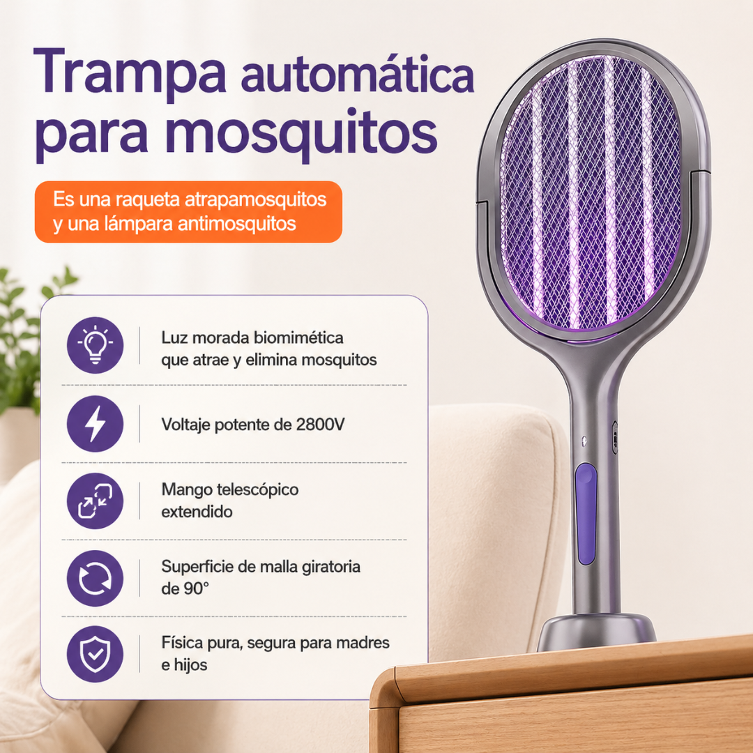 Raqueta Elimina Mosquitos 3.0
