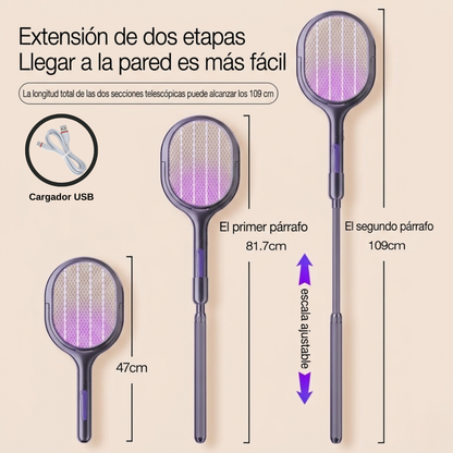 Raqueta Elimina Mosquitos 3.0